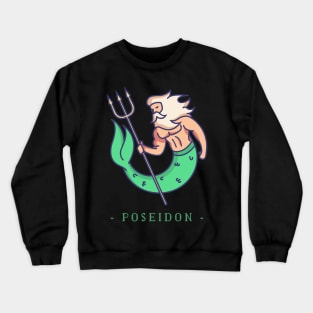 Poseidon Greek Mythology Crewneck Sweatshirt